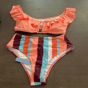 Woman's medium Cupshe swim suit. New with tags.